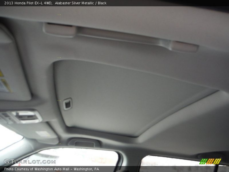 Alabaster Silver Metallic / Black 2013 Honda Pilot EX-L 4WD