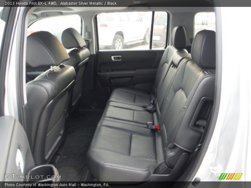 Alabaster Silver Metallic / Black 2013 Honda Pilot EX-L 4WD