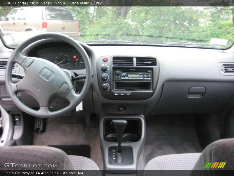 Vogue Silver Metallic / Gray 2000 Honda Civic VP Sedan