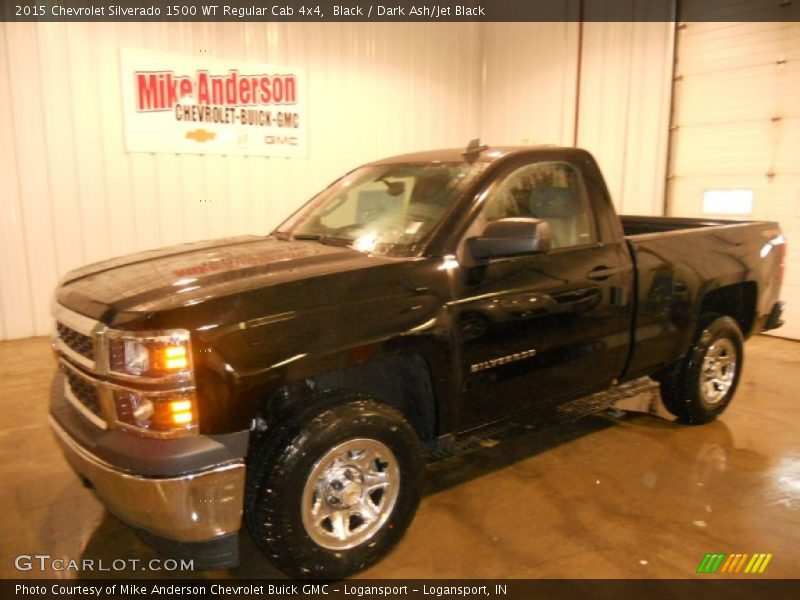 Black / Dark Ash/Jet Black 2015 Chevrolet Silverado 1500 WT Regular Cab 4x4