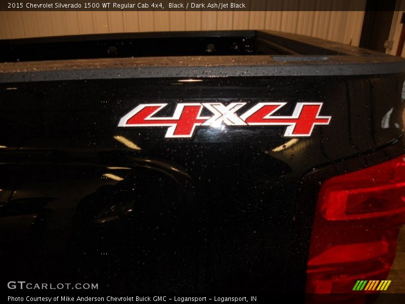 Black / Dark Ash/Jet Black 2015 Chevrolet Silverado 1500 WT Regular Cab 4x4