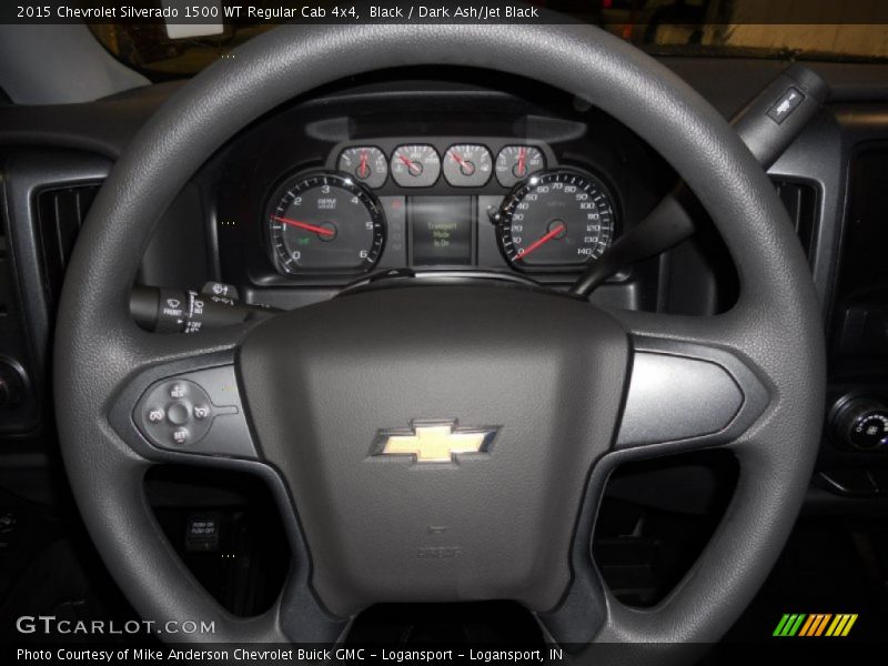 Black / Dark Ash/Jet Black 2015 Chevrolet Silverado 1500 WT Regular Cab 4x4