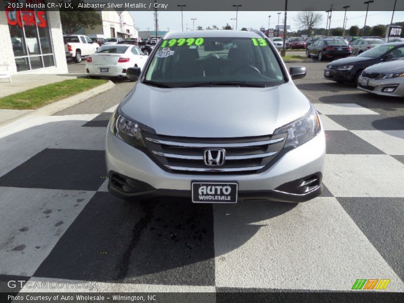 Alabaster Silver Metallic / Gray 2013 Honda CR-V LX