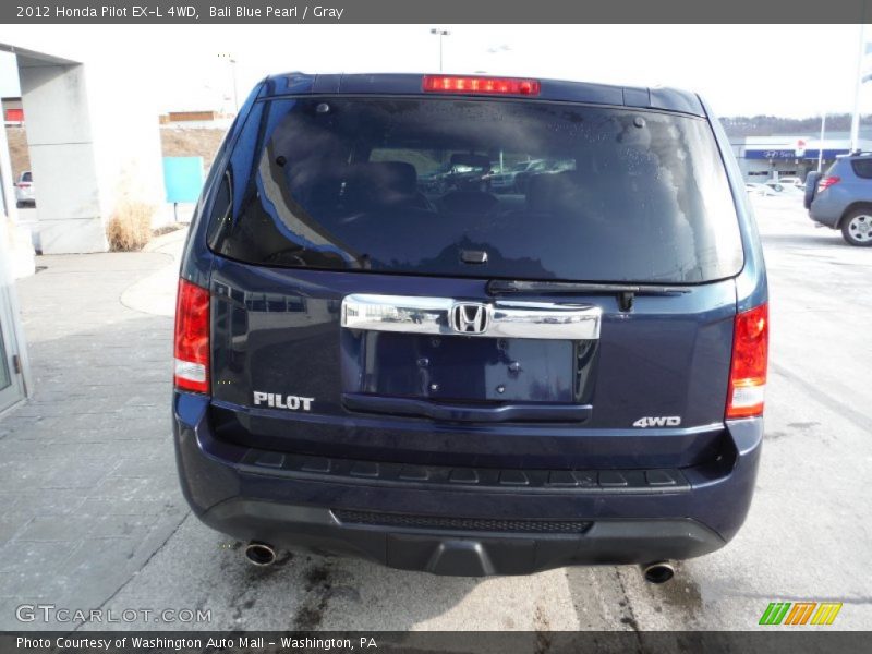 Bali Blue Pearl / Gray 2012 Honda Pilot EX-L 4WD