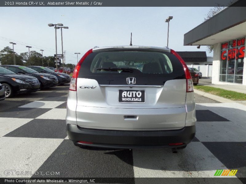 Alabaster Silver Metallic / Gray 2013 Honda CR-V LX