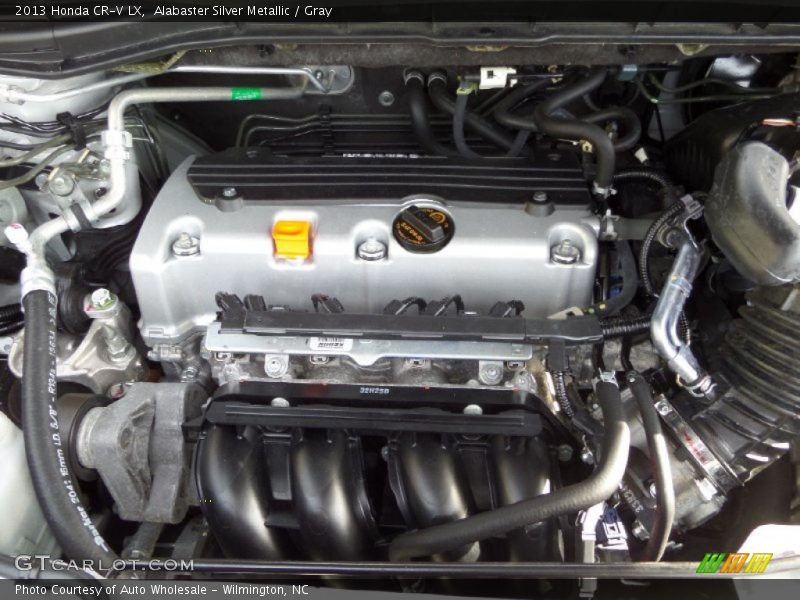 Alabaster Silver Metallic / Gray 2013 Honda CR-V LX