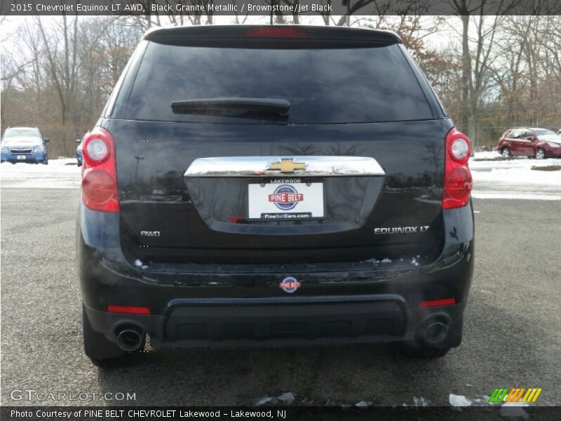 Black Granite Metallic / Brownstone/Jet Black 2015 Chevrolet Equinox LT AWD