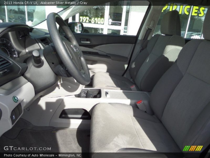 Alabaster Silver Metallic / Gray 2013 Honda CR-V LX