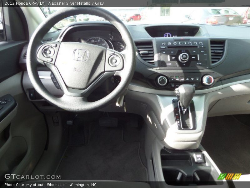 Alabaster Silver Metallic / Gray 2013 Honda CR-V LX