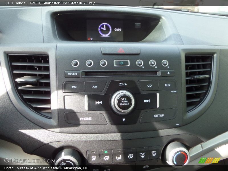 Alabaster Silver Metallic / Gray 2013 Honda CR-V LX