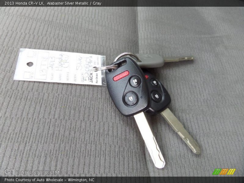 Alabaster Silver Metallic / Gray 2013 Honda CR-V LX