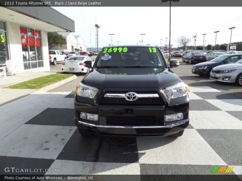 Black / Sand Beige Leather 2013 Toyota 4Runner SR5