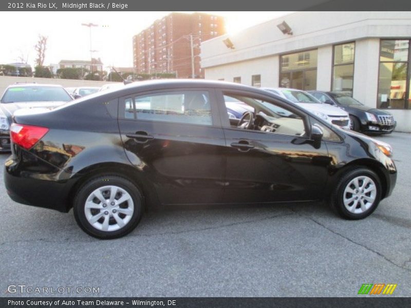 Midnight Black / Beige 2012 Kia Rio LX