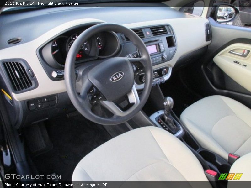 Midnight Black / Beige 2012 Kia Rio LX