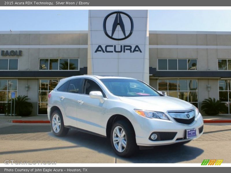 Silver Moon / Ebony 2015 Acura RDX Technology