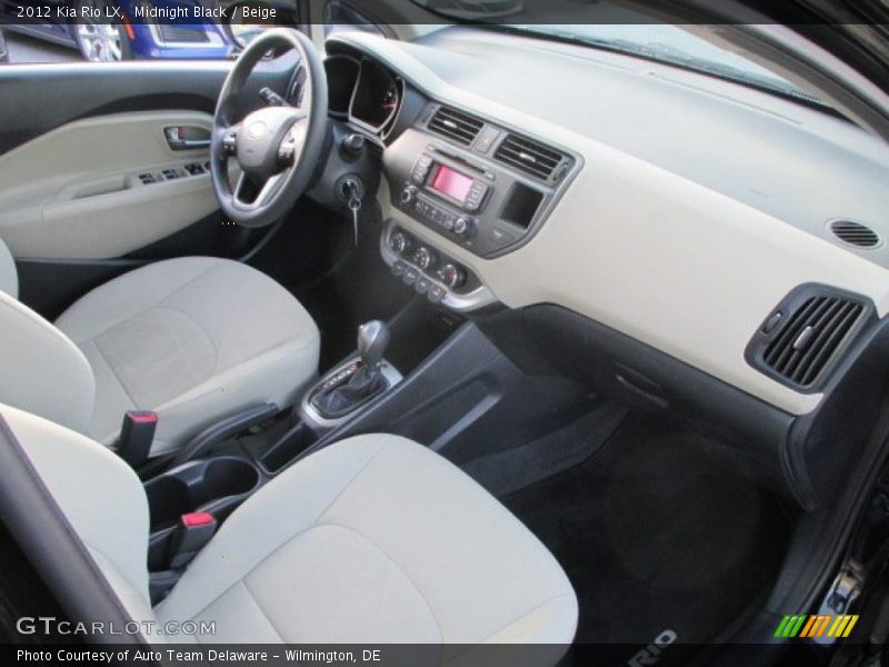 Midnight Black / Beige 2012 Kia Rio LX