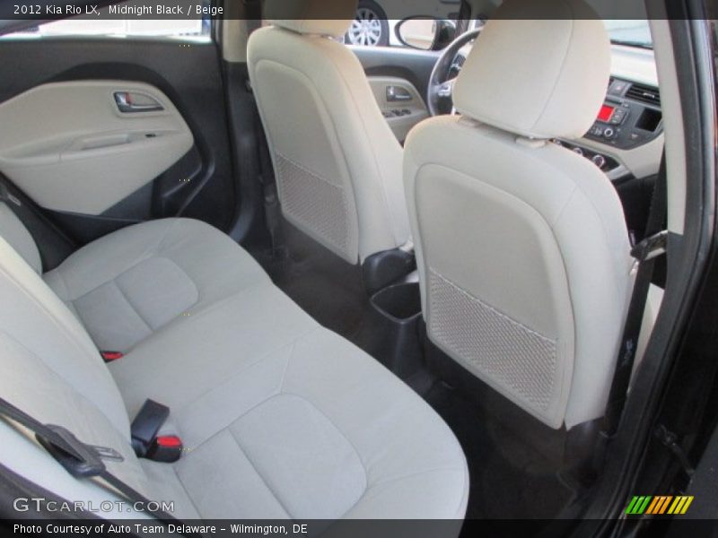 Midnight Black / Beige 2012 Kia Rio LX