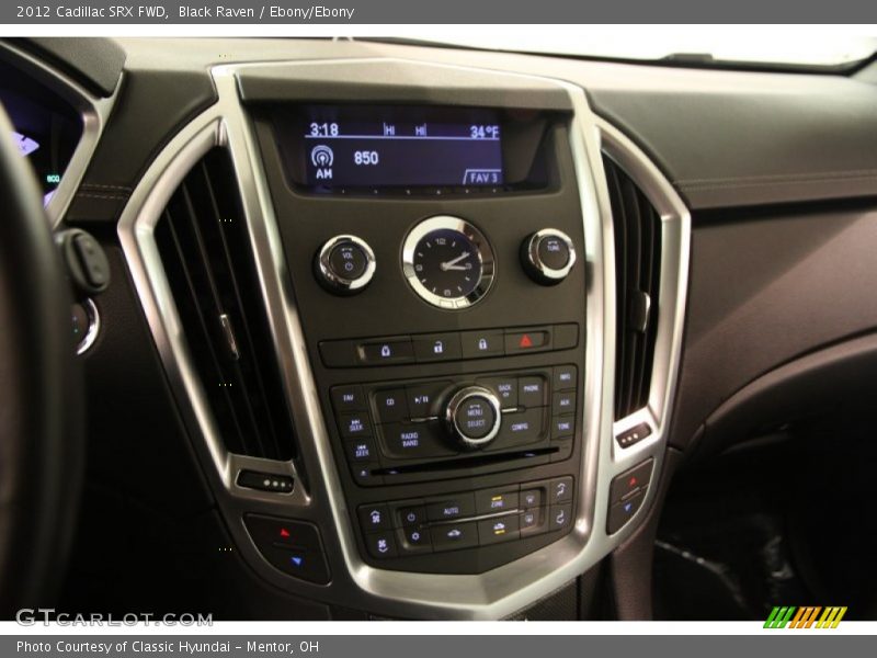 Black Raven / Ebony/Ebony 2012 Cadillac SRX FWD