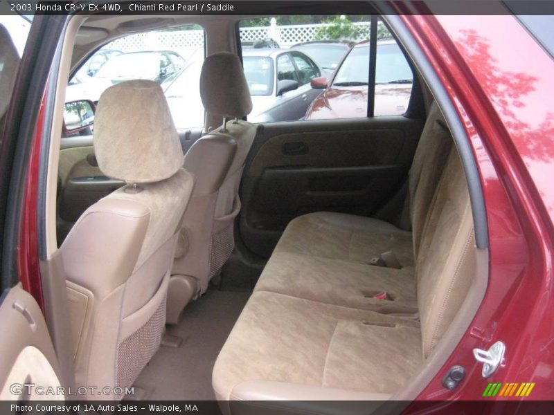 Chianti Red Pearl / Saddle 2003 Honda CR-V EX 4WD