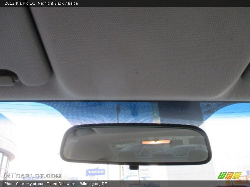 Midnight Black / Beige 2012 Kia Rio LX