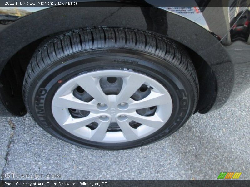 Midnight Black / Beige 2012 Kia Rio LX