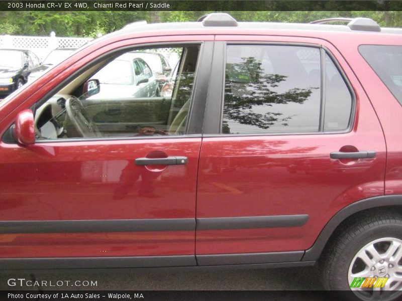 Chianti Red Pearl / Saddle 2003 Honda CR-V EX 4WD