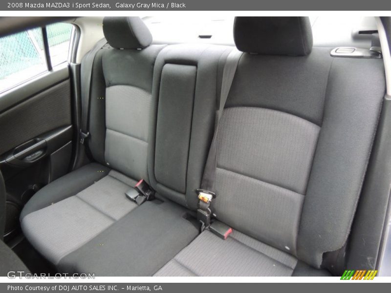 Galaxy Gray Mica / Black 2008 Mazda MAZDA3 i Sport Sedan