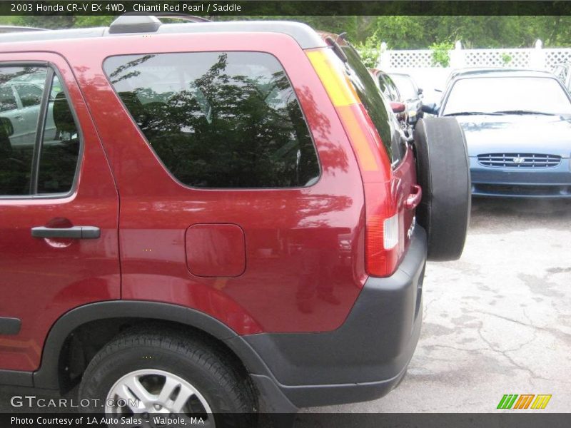 Chianti Red Pearl / Saddle 2003 Honda CR-V EX 4WD