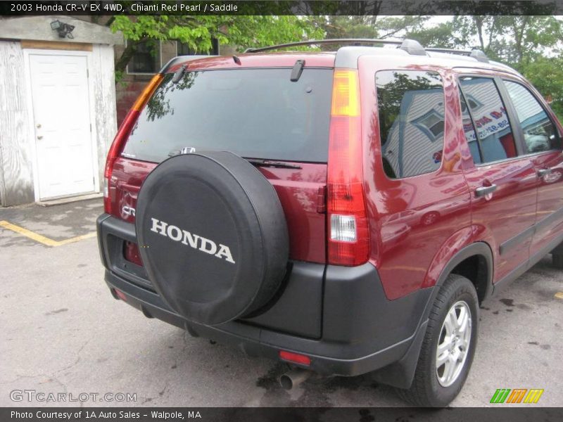 Chianti Red Pearl / Saddle 2003 Honda CR-V EX 4WD
