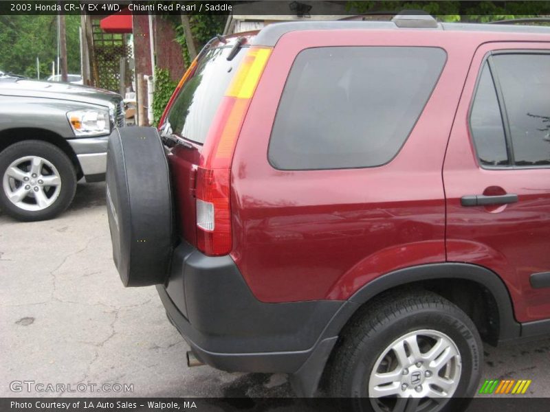 Chianti Red Pearl / Saddle 2003 Honda CR-V EX 4WD