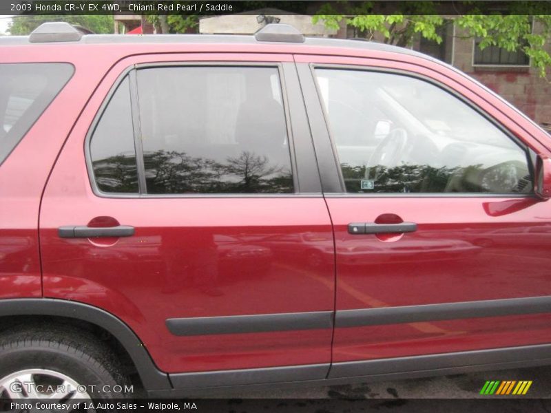 Chianti Red Pearl / Saddle 2003 Honda CR-V EX 4WD