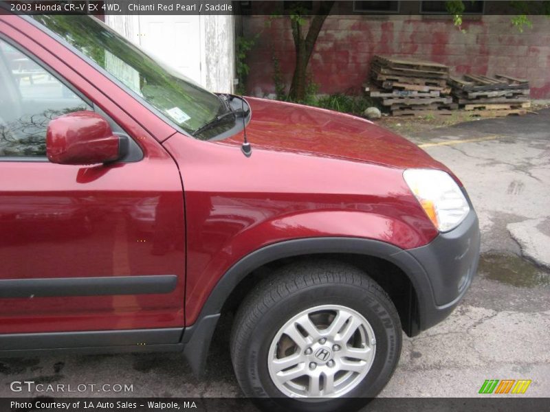 Chianti Red Pearl / Saddle 2003 Honda CR-V EX 4WD