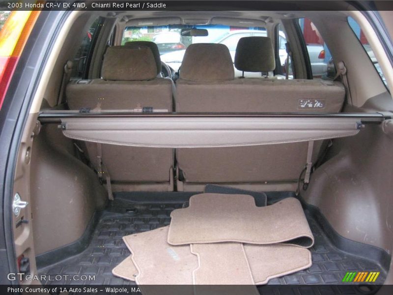 Chianti Red Pearl / Saddle 2003 Honda CR-V EX 4WD
