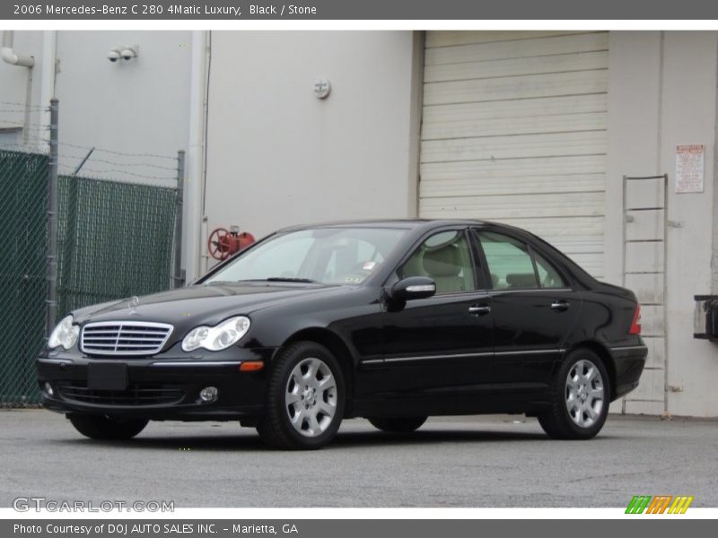 Black / Stone 2006 Mercedes-Benz C 280 4Matic Luxury