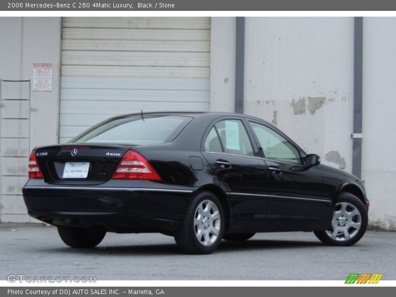 Black / Stone 2006 Mercedes-Benz C 280 4Matic Luxury