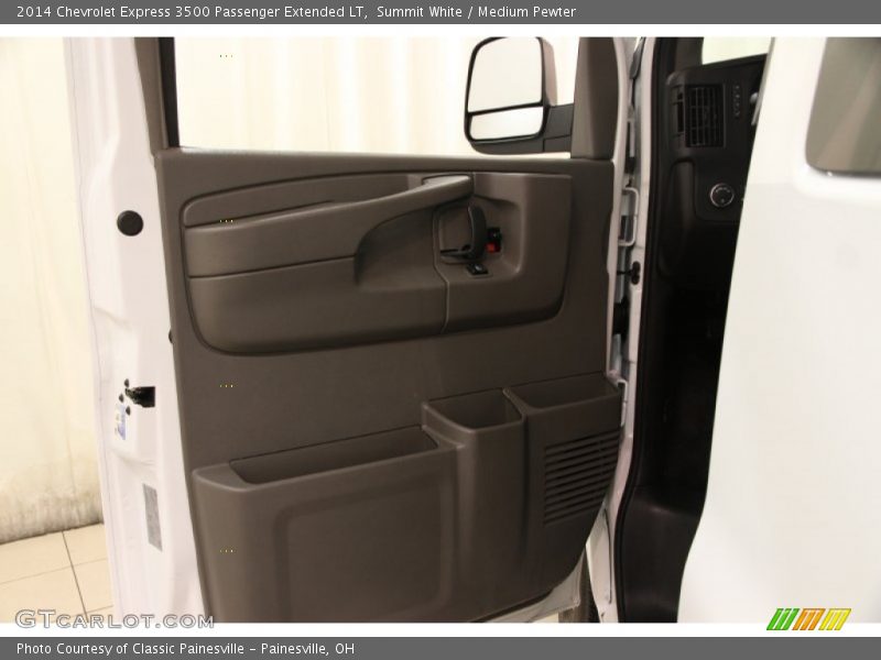Summit White / Medium Pewter 2014 Chevrolet Express 3500 Passenger Extended LT