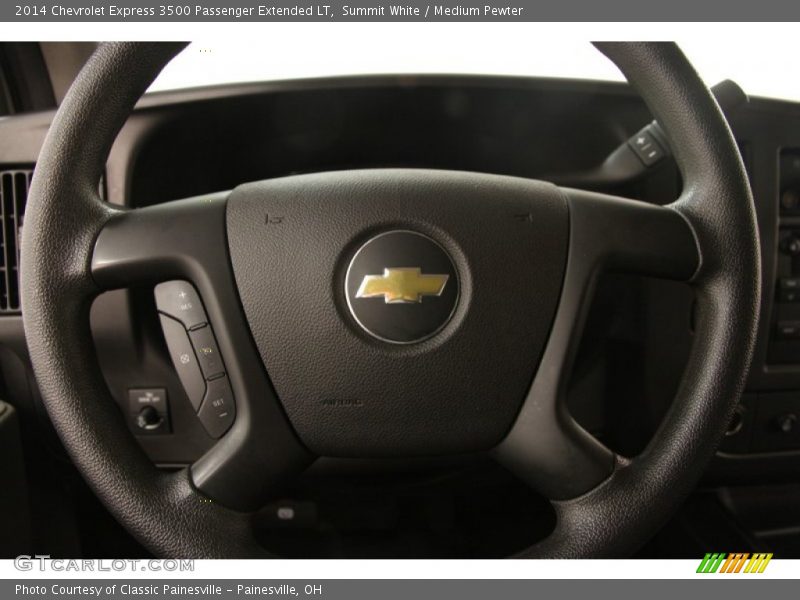 Summit White / Medium Pewter 2014 Chevrolet Express 3500 Passenger Extended LT