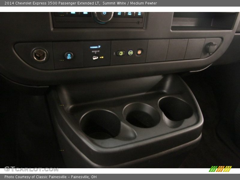Summit White / Medium Pewter 2014 Chevrolet Express 3500 Passenger Extended LT