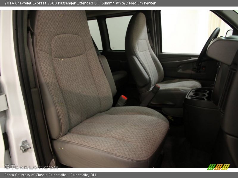 Summit White / Medium Pewter 2014 Chevrolet Express 3500 Passenger Extended LT