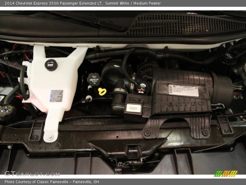 Summit White / Medium Pewter 2014 Chevrolet Express 3500 Passenger Extended LT