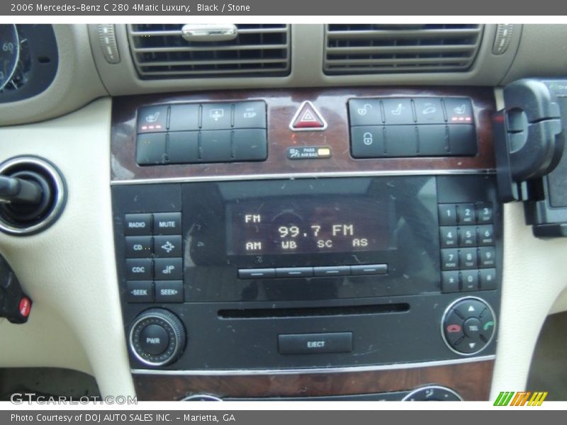 Black / Stone 2006 Mercedes-Benz C 280 4Matic Luxury