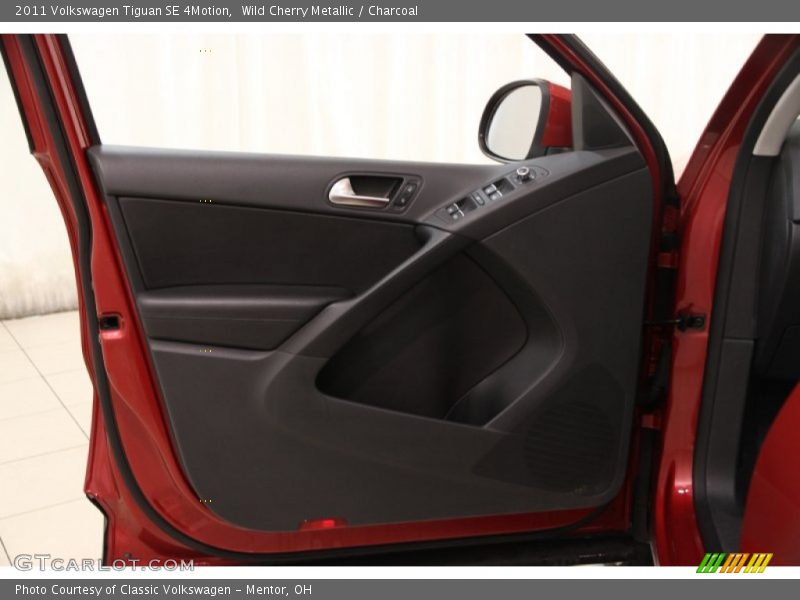 Wild Cherry Metallic / Charcoal 2011 Volkswagen Tiguan SE 4Motion