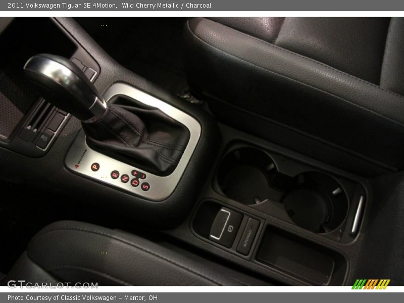 Wild Cherry Metallic / Charcoal 2011 Volkswagen Tiguan SE 4Motion