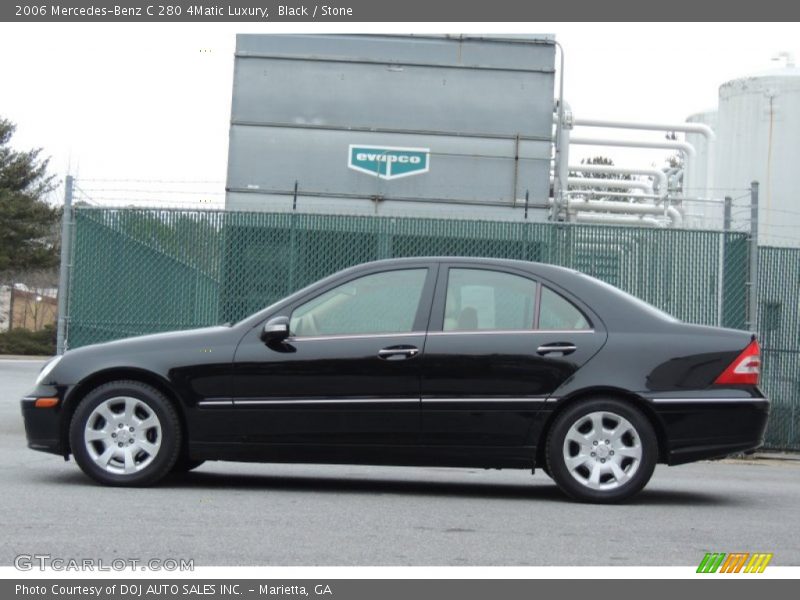 Black / Stone 2006 Mercedes-Benz C 280 4Matic Luxury