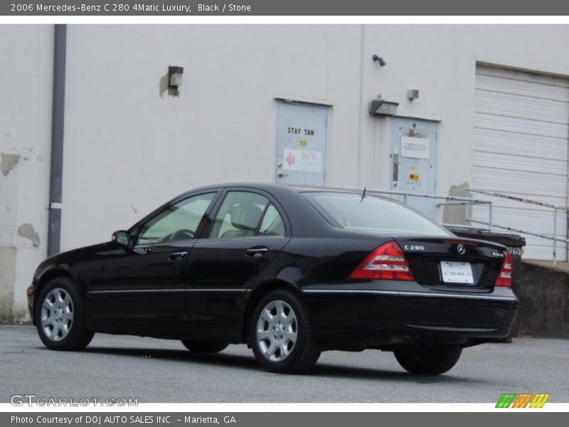 Black / Stone 2006 Mercedes-Benz C 280 4Matic Luxury