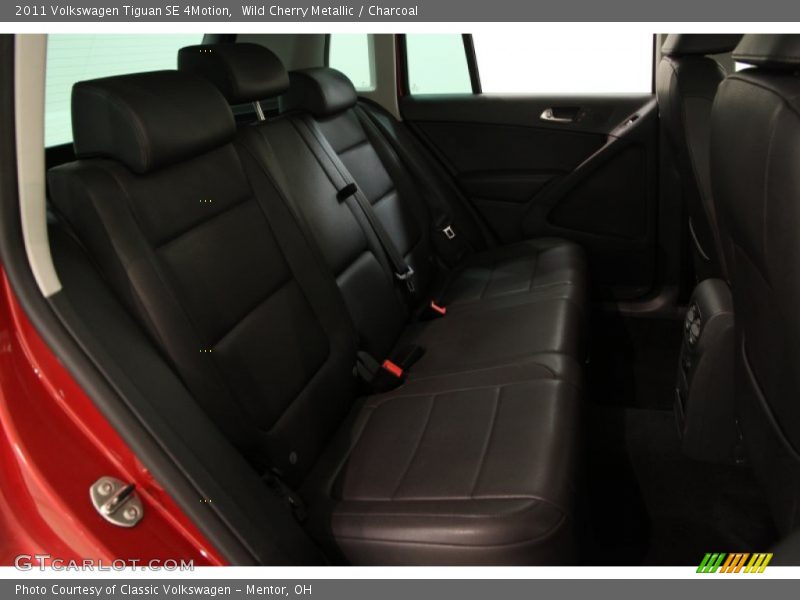 Wild Cherry Metallic / Charcoal 2011 Volkswagen Tiguan SE 4Motion