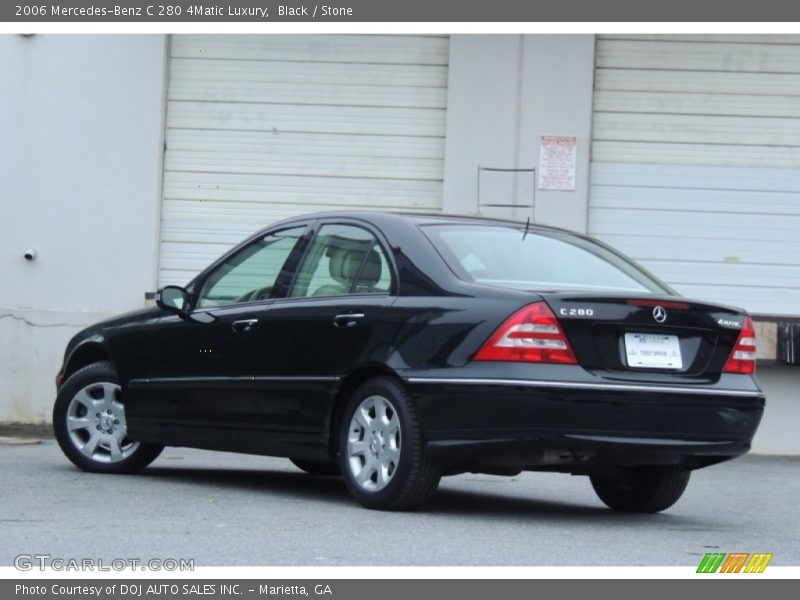 Black / Stone 2006 Mercedes-Benz C 280 4Matic Luxury