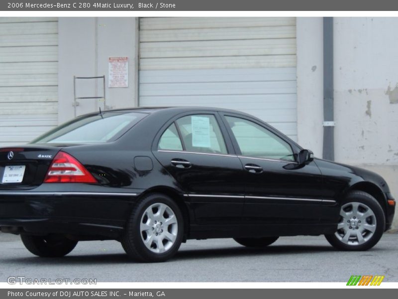 Black / Stone 2006 Mercedes-Benz C 280 4Matic Luxury