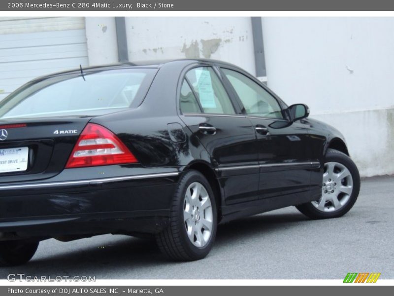 Black / Stone 2006 Mercedes-Benz C 280 4Matic Luxury