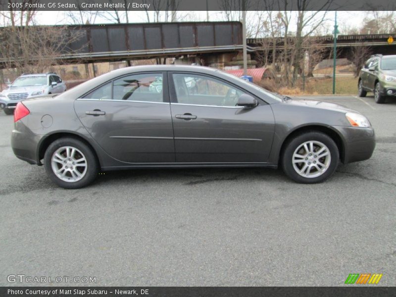Granite Metallic / Ebony 2005 Pontiac G6 Sedan